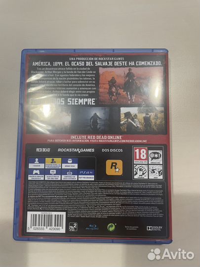 Red Dead Redemption 2 ps4