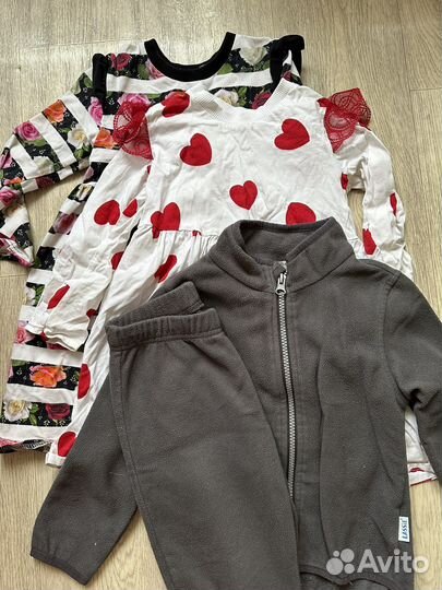 Пакет вещей на девочку 3-4 года 98-108
