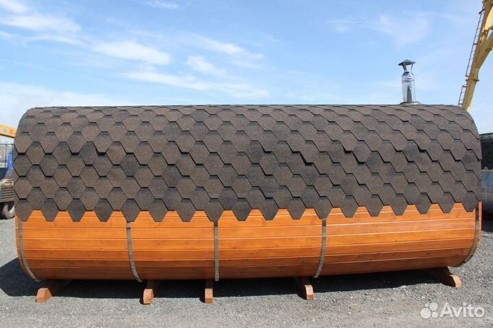 Баня квадро 4 метра с установкой