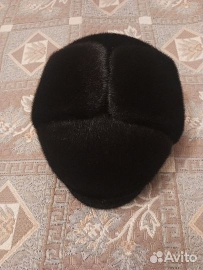 Норковая шапка мужская