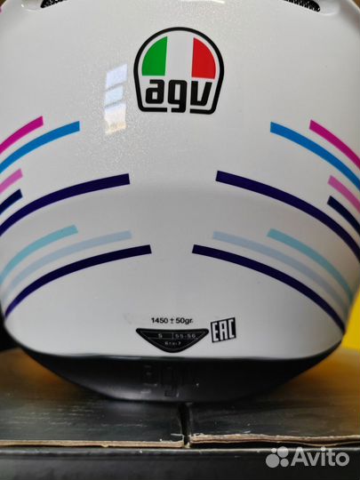 Шлем AGV k3 sv, размер S, новый