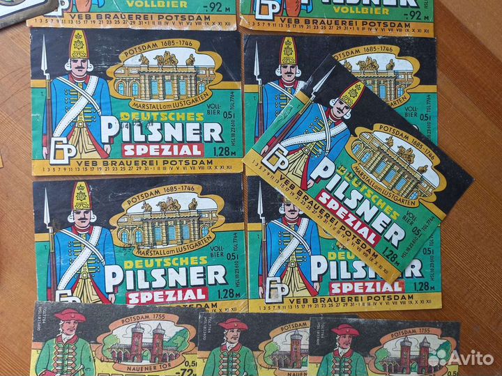 Коллеционная этикетка пиво
