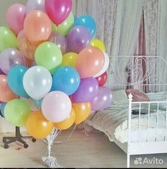 Воздушные шары с гелием, оформление, доставка