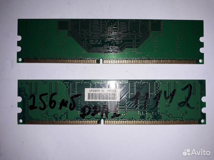 Оперативная память DDR PC3200 (400мгц) 2 по 256 Мб