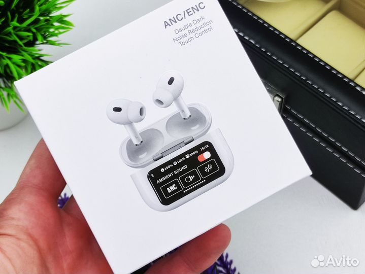 Те самые airpods с сенсорным дисплеем