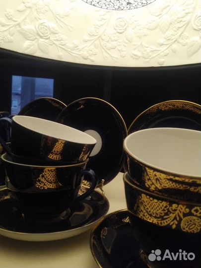 Сервиз чайный Лфз Золотой Фриз