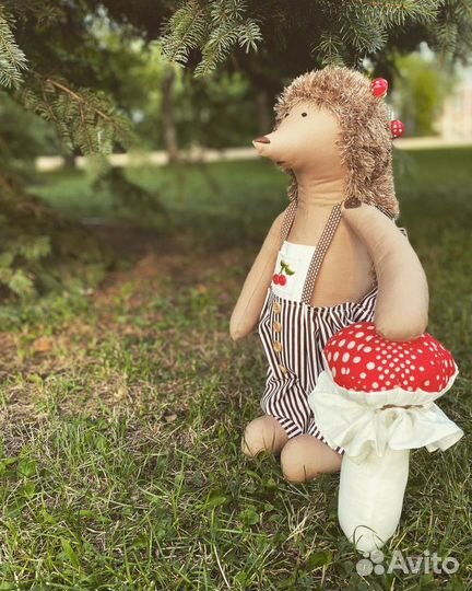 Ежик Паша - Интерьерная игрушка, детск