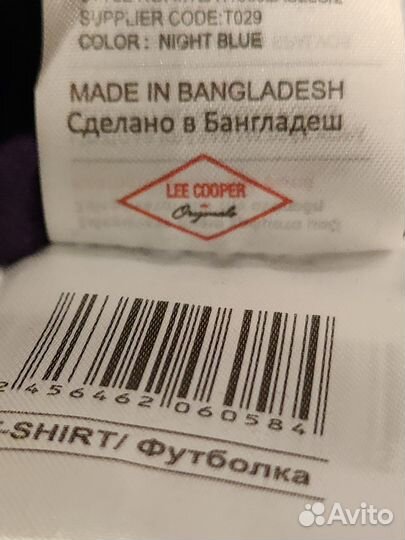 Новая оригинальная футболка Lee Cooper