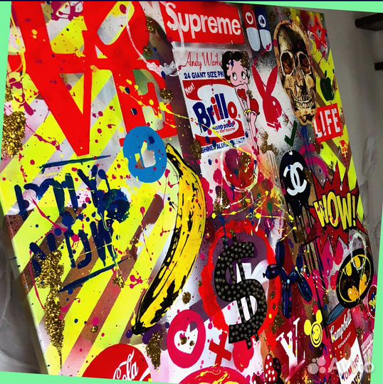 Большие картины в интерьер под заказ