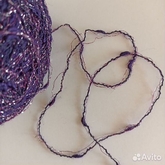 Комплект пряжи б/у для творчества
