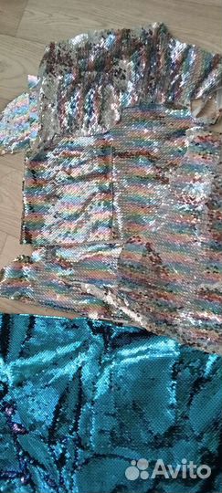 Нитки и ткани пакетами для творчества и рукоделия