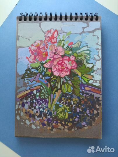 Этюды, картины, творческие работы, гуашь