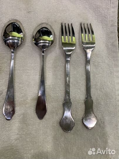 Серебряные вилки ложки кубачи