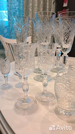 Посуда СССР хрусталь в добор