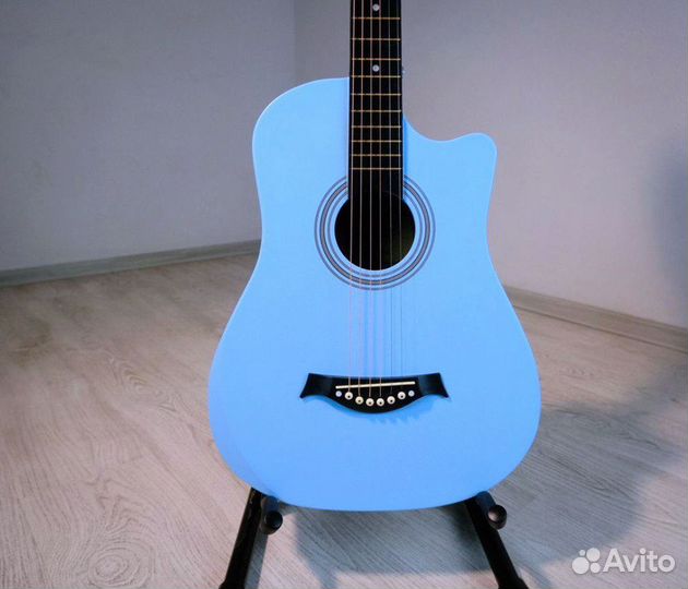 Гитара акустическая Belucci небесно-голубая