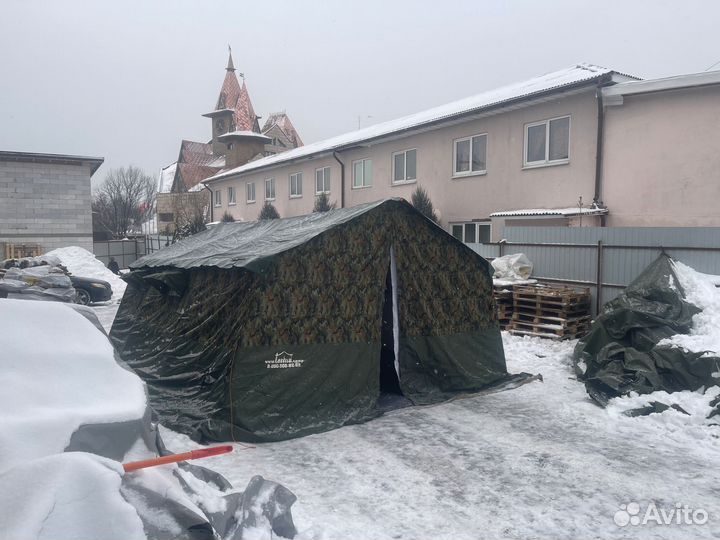 Палатки бани полевые