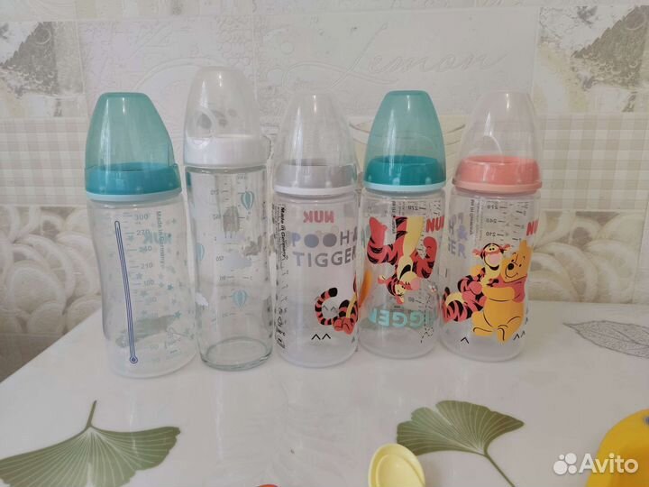 Бутылочки и соска nuk, нимблер, поильник