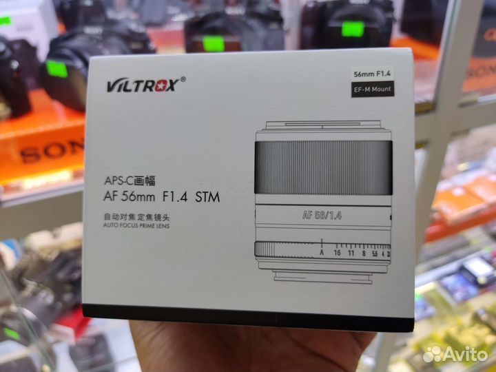 Viltrox AF 56mm f/1.4 Canon EF-M Black новый