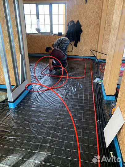 Теплый пол, отопление, радиаторы, котёл