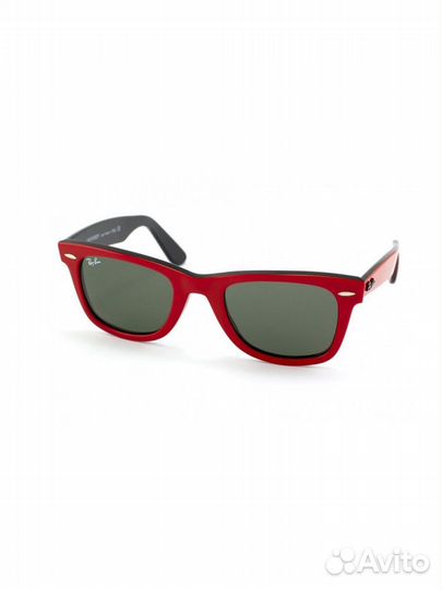 Солнцезащитные очки rayban wayfarer RB2140 красные