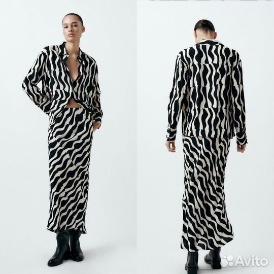 Костюмы из вискозы, льна и др. Zara