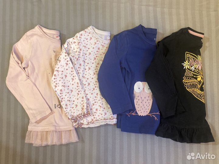 Лонгслив для девочки 98/104