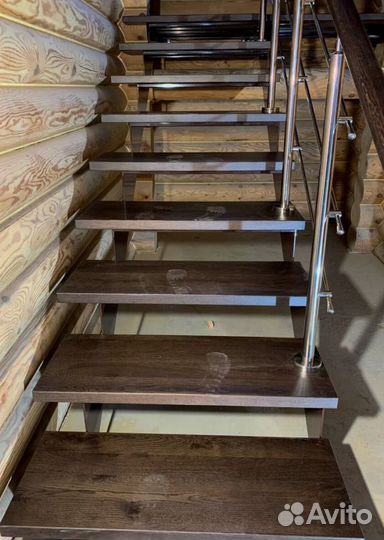 Облицовка бетонных лестниц