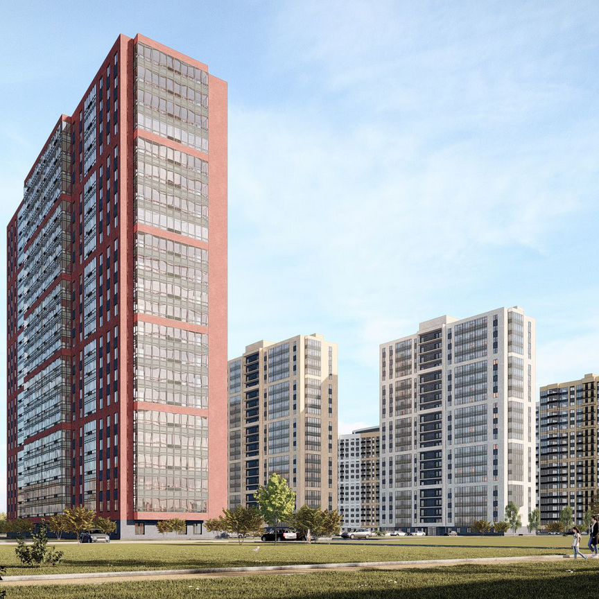 2-к. квартира, 54,7 м², 13/22 эт.