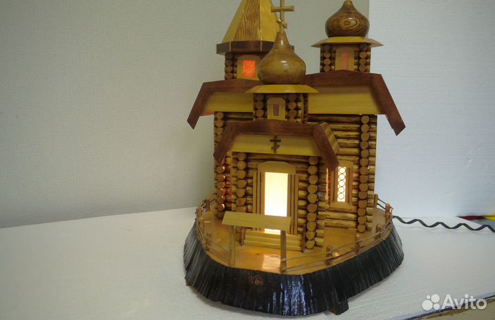 Деревянная церковь. Декор. Макет