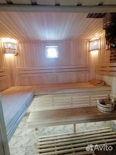Семейная русская баня на дровах