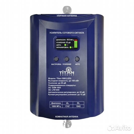 Комплект усиления сотовой связи Titan-1800 (LED)