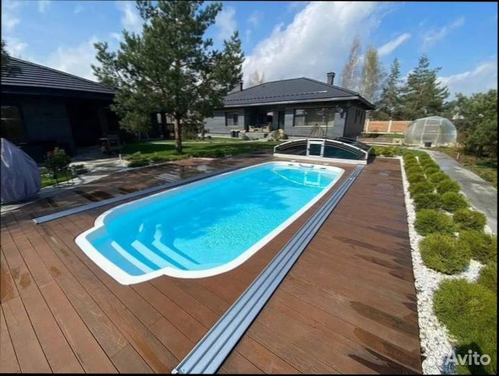 Композитный бассейн Атлантик premium