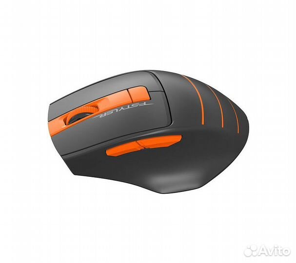 Беспроводная мышь A4Tech Fstyler FG30, серый/оранж