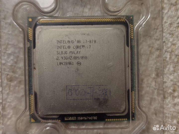 Процессор Intel Core i7-870 LGA 1156