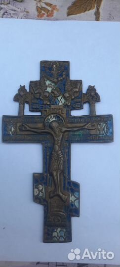 Бронза распятие крест 18-19 век