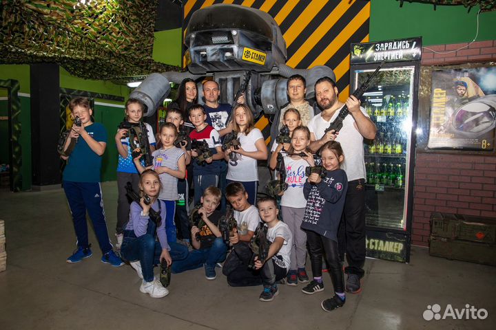 Детский день рождения в лазертаге