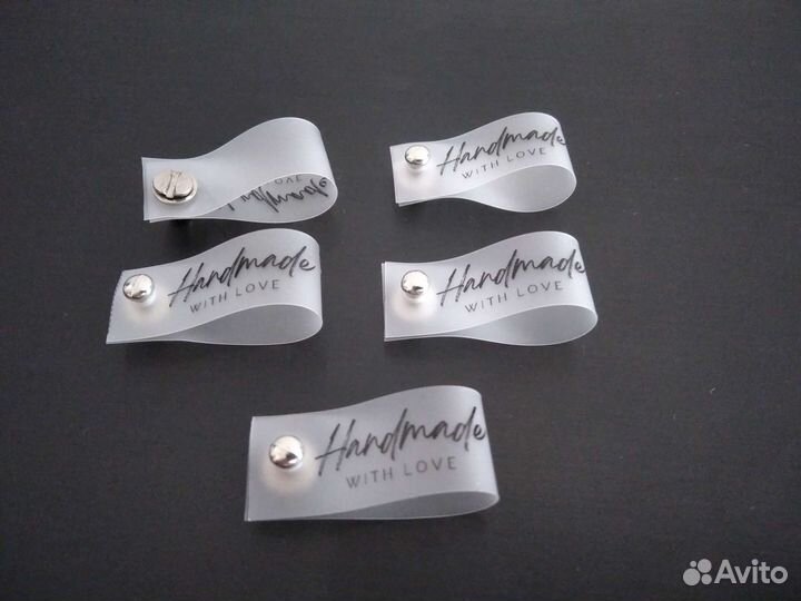 Набор силиконовых бирок с кобурной кнопкой