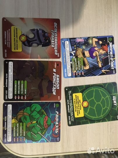 Карточка черепашки ниндзя