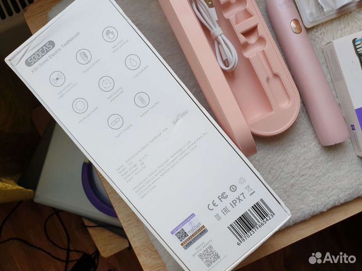 Звуковая зубная щётка Xiaomi Soocas X3U + насадки