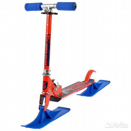 Самокат-снегокат 2в1