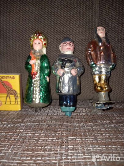 Елочные игрушки СССР на прищепке