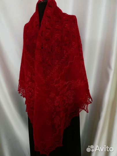 Паутинка пуховая, платок