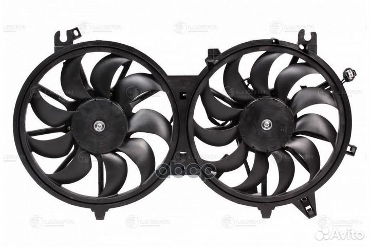 Э/вентиляторы охл. с кожухом (2 вент.) для а/м