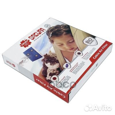 Фильтр салона антибактериальный Ag+ CAB28261