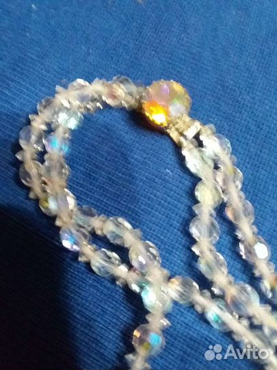 Винтажные чешские бусы аб