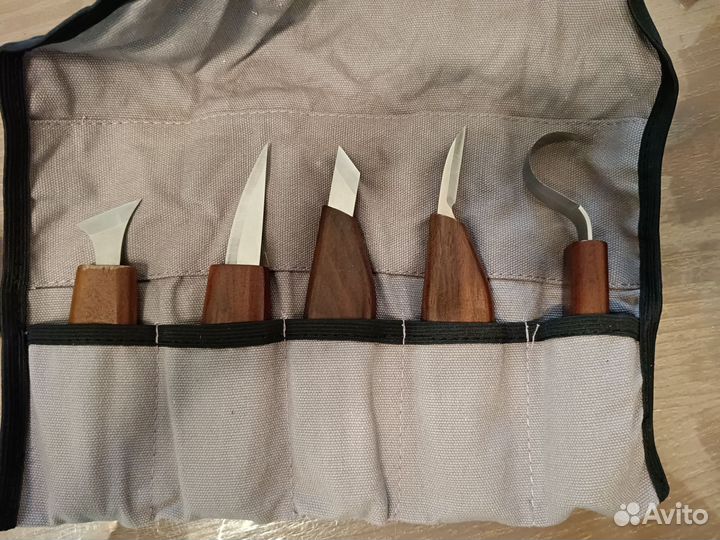 Набор ножей по дереву (резка)