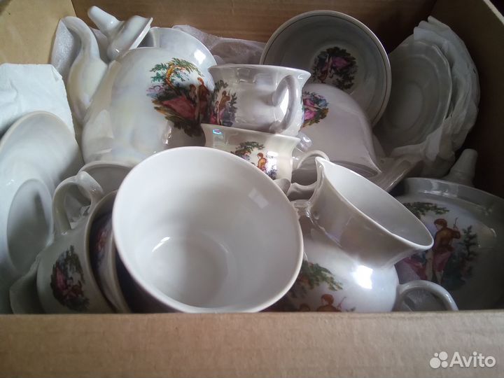 Чайно- кофейный сервиз. Не полный