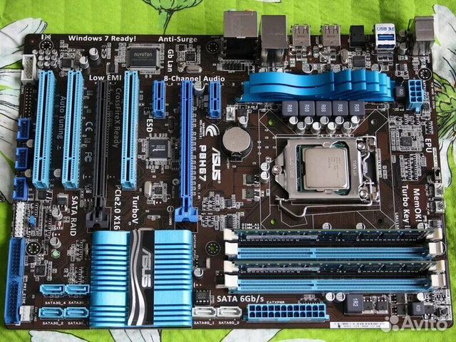 Материнская плата с процессором lga 1155 купить в Санкт-Петербурге ...