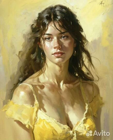Портрет маслом на заказ по фото