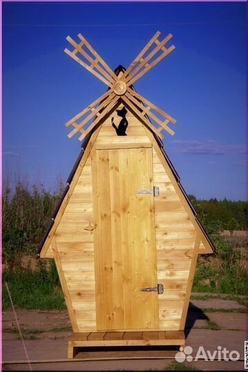 Дачный туалет с установкой SUN335